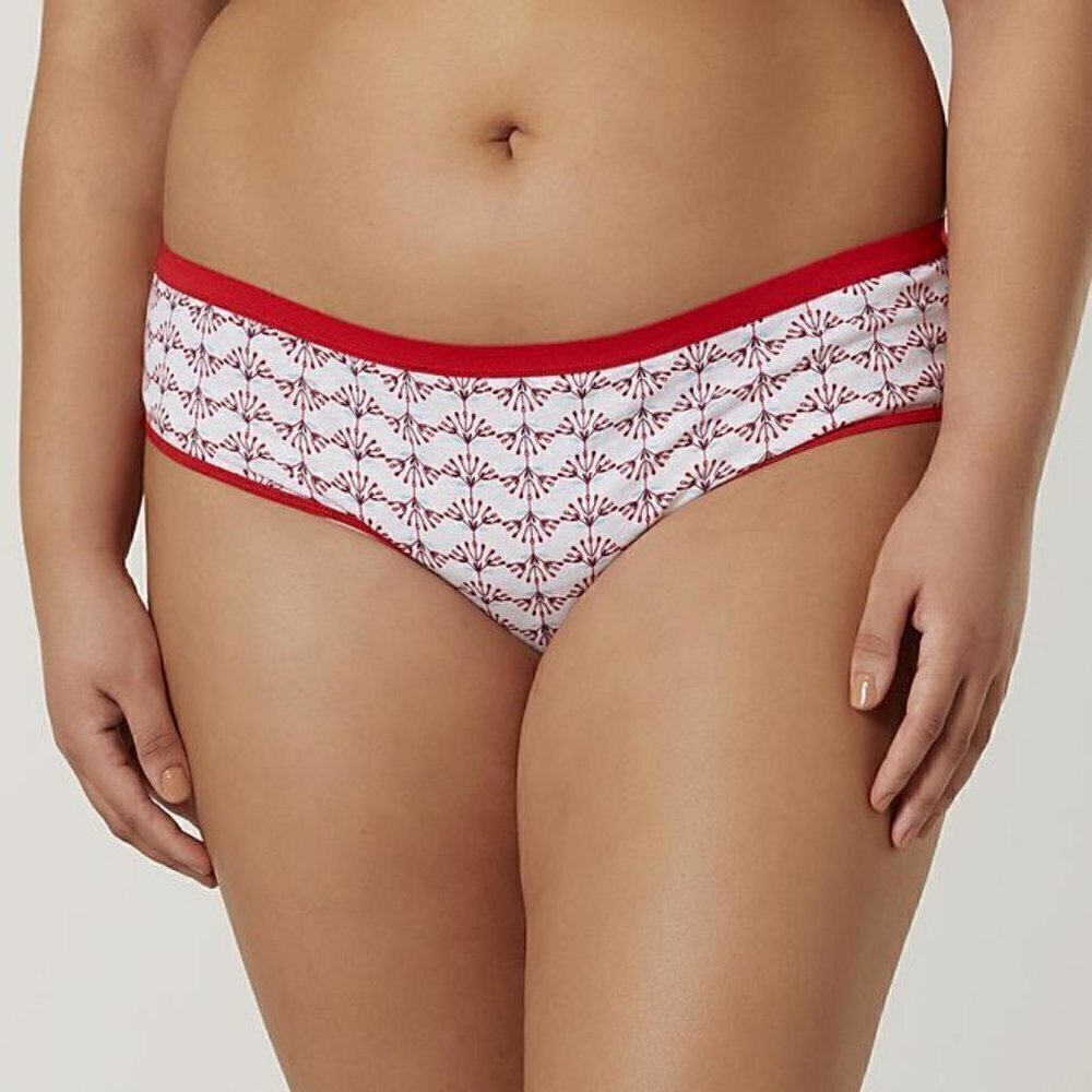 6-Pack  Bikini Panties 100% Cotton Joe Boxer Women's size 7